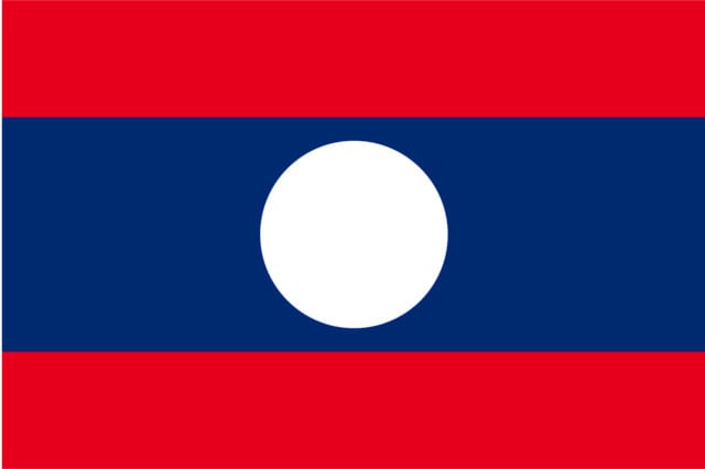 Laos Flagge