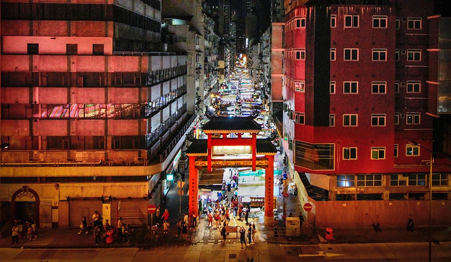 Street Night Market, Hongkong