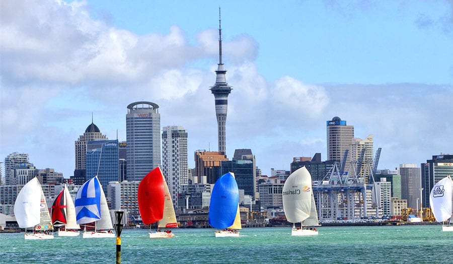 Segelschiffe, Auckland, Neuseeland