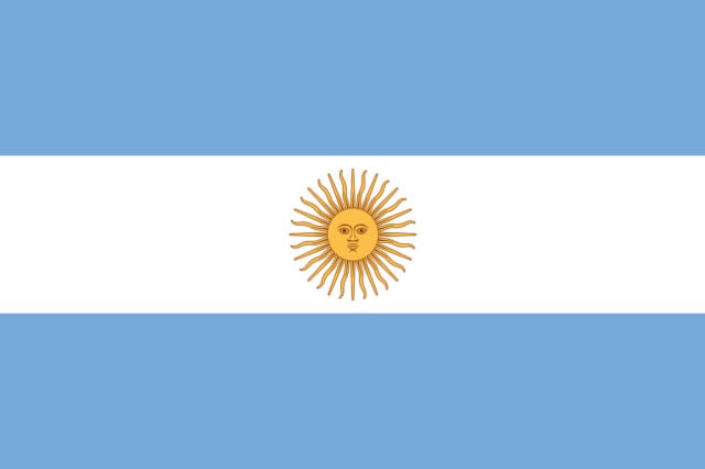 Rundreise Argentinien - Flagge
